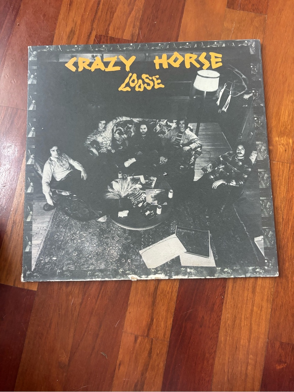 Crazy Horse Loose Vinyl Record - Black & Yellow Cover